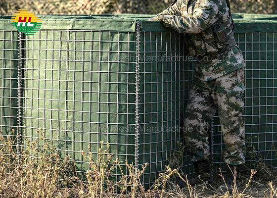 Hot Sale Sand Filled Hesco Gabions Defensive Bastion Barriers Defensive Barriers Flood Control Defensive Barrier Sandbag Defence Wall Barrier