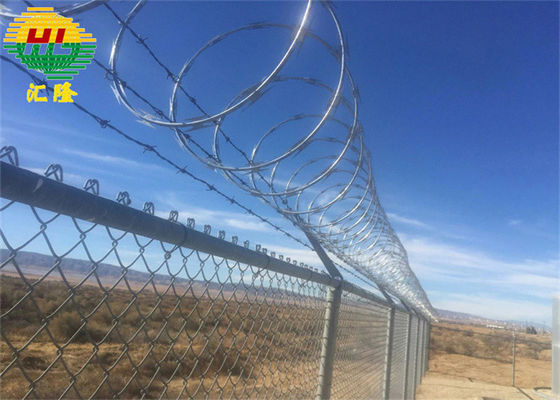 ضد لباس از جنس استیل گالوانیزه سیم خاردار 2.5 میلی‌متری Razor Concertina