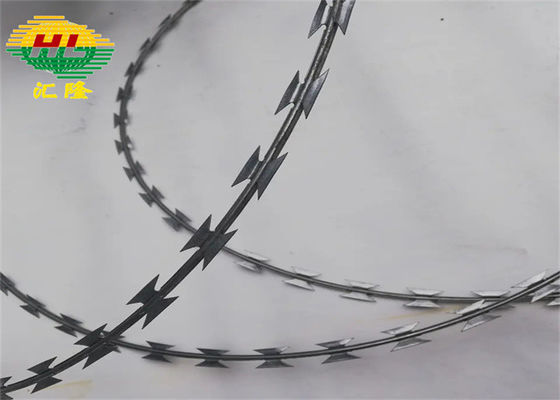 Bto-22 0.5mm تیغه صفحه کنسرتینا حصار 500mm کویل Dia