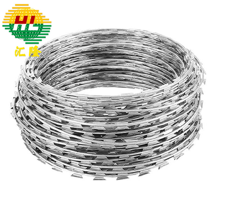 BTO-18 گالوانیزه فولاد کنسرتینا سد سیم تراش برای دفاع نظامی و امنیت مرزی