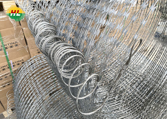 سیم خاردار ضد صعود 2.8 میلی متری Bto-30 سیم خاردار با امنیت بالا 1400-1500MPA